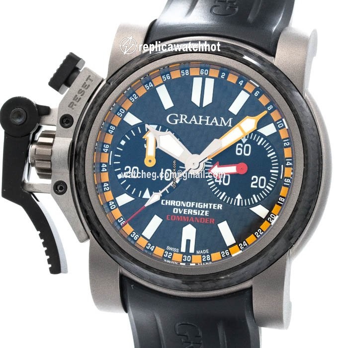 Graham Chronofighter Oversize Mens watch Unisex Automatic Titanium 2OVATCO.B01A.K10B