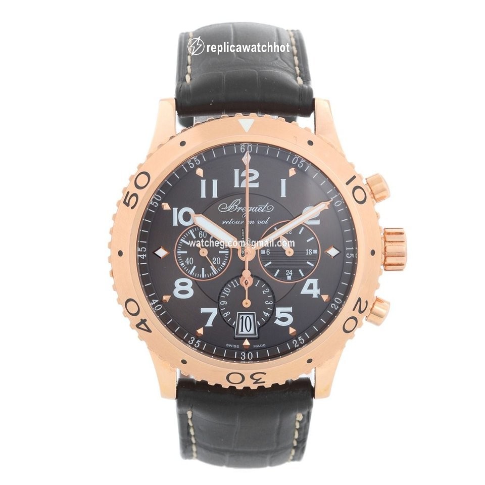Breguet Type XX - XXI - XXII Mens watch Unisex Automatic Rose gold 3810BR