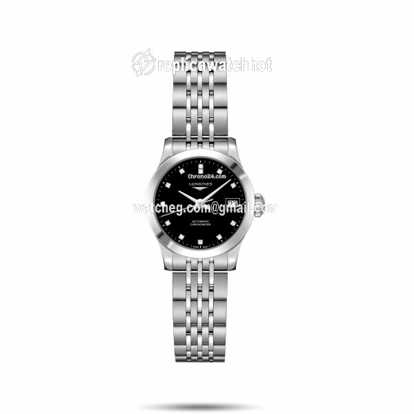 Longines Record Womens watch Automatic Steel L2.320.4.57.6