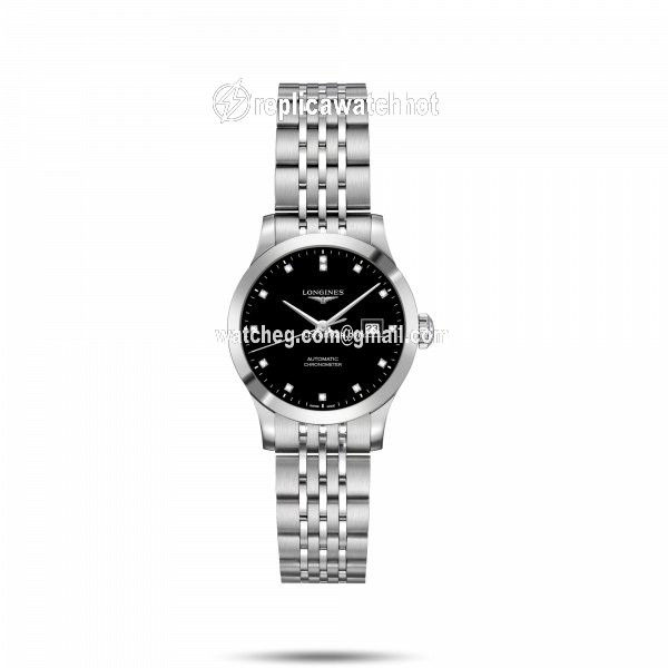 Longines Record Womens watch Automatic Steel L2.321.4.57.6