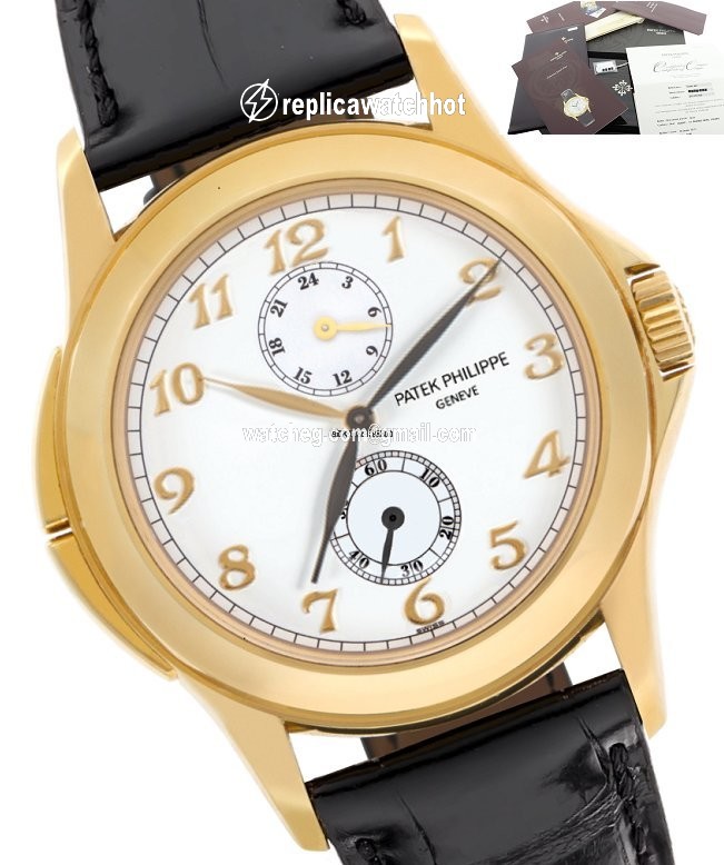 Patek Philippe Travel Time Mens watch Unisex Manual winding Yellow gold 5134J-001