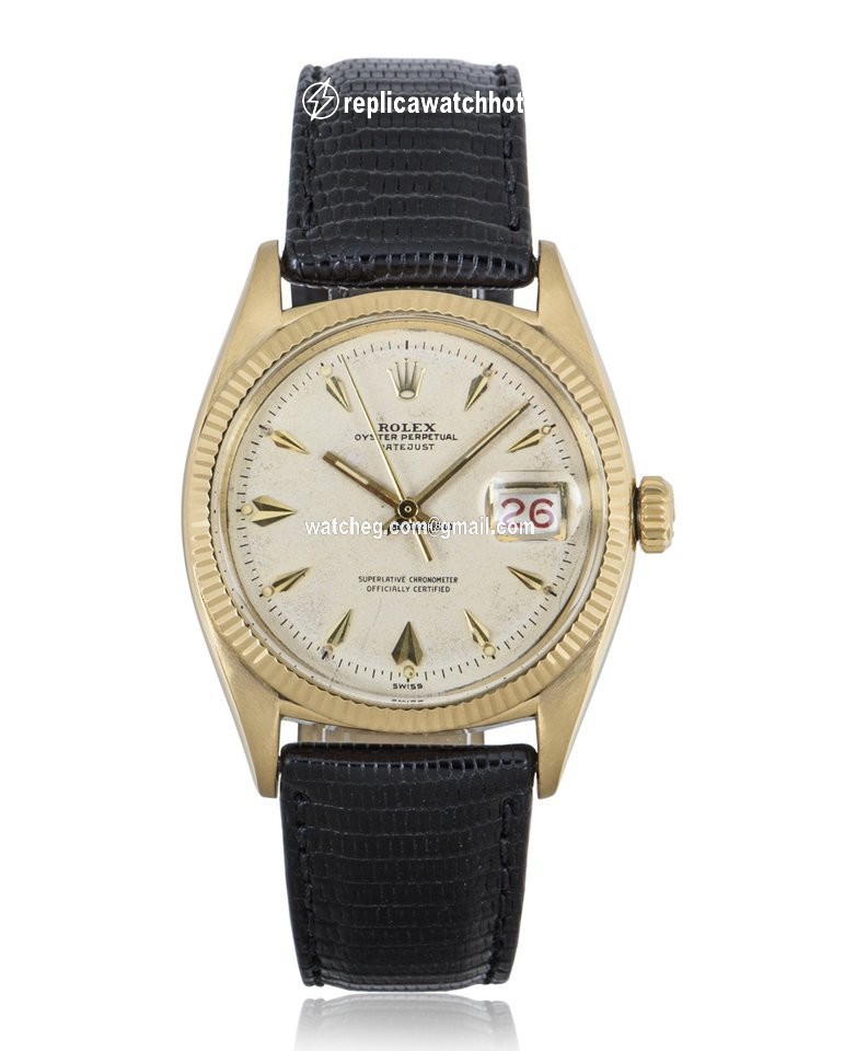 Rolex Datejust 36 Mens watch Unisex Yellow gold Automatic 6605