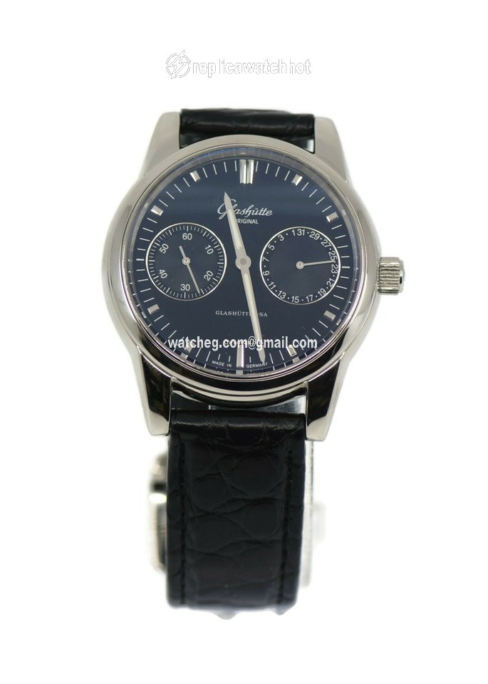 Glashtte Original Senator Hand Date Mens watch Unisex Automatic Steel 1-39-58-01-02-04