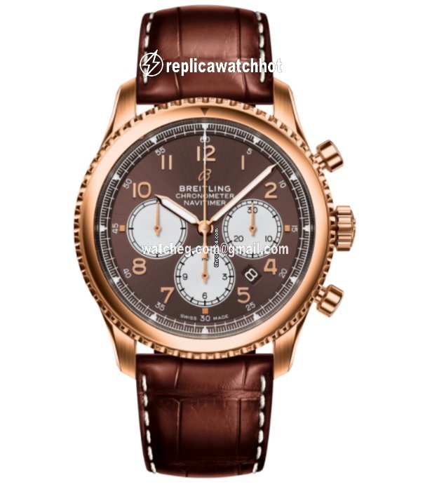 Breitling Navitimer 8 Mens watch Unisex Automatic Red gold RB0117131Q1P1