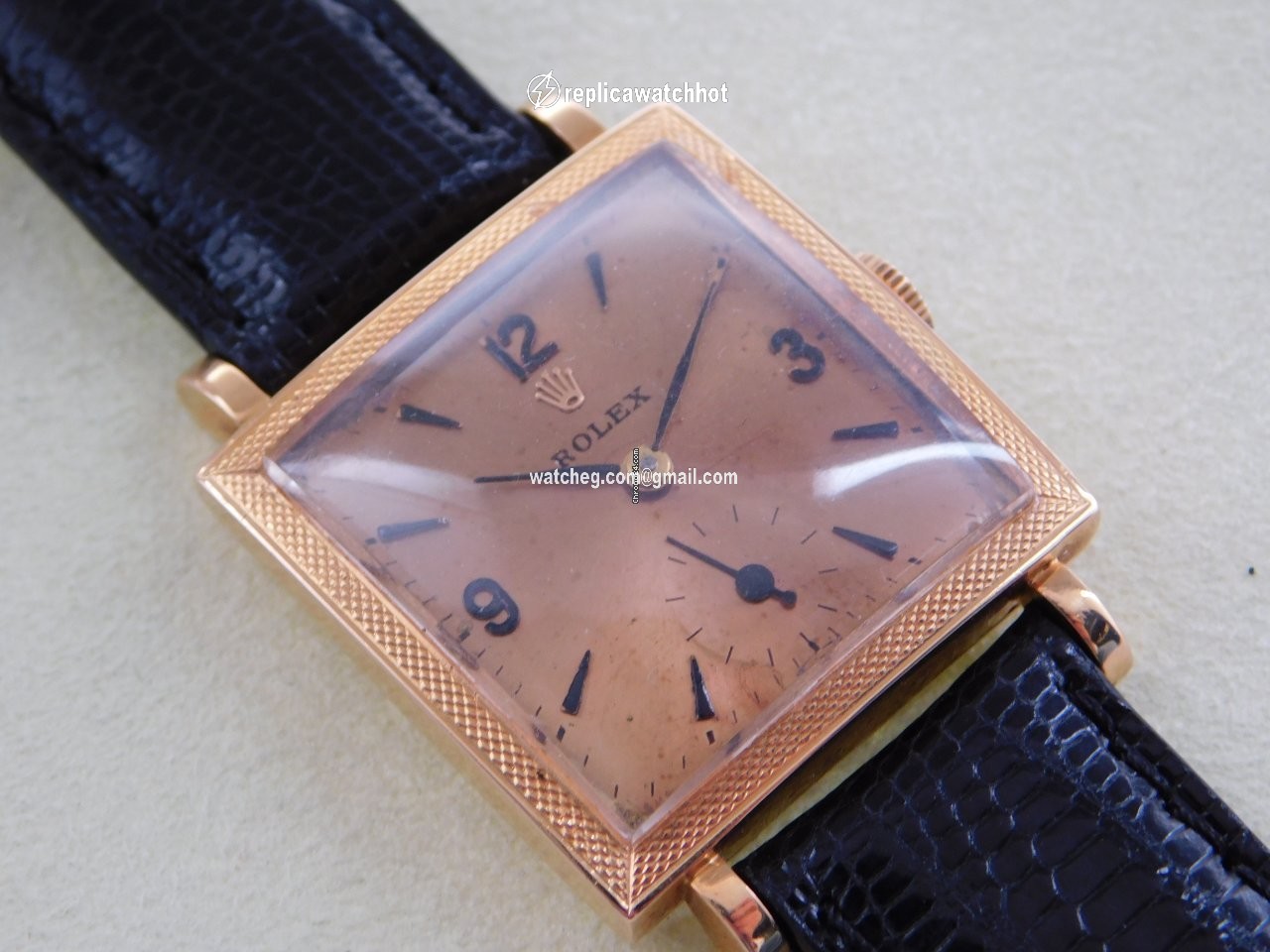 Rolex Oyster Precision Mens watch Unisex Red gold Manual winding 4470