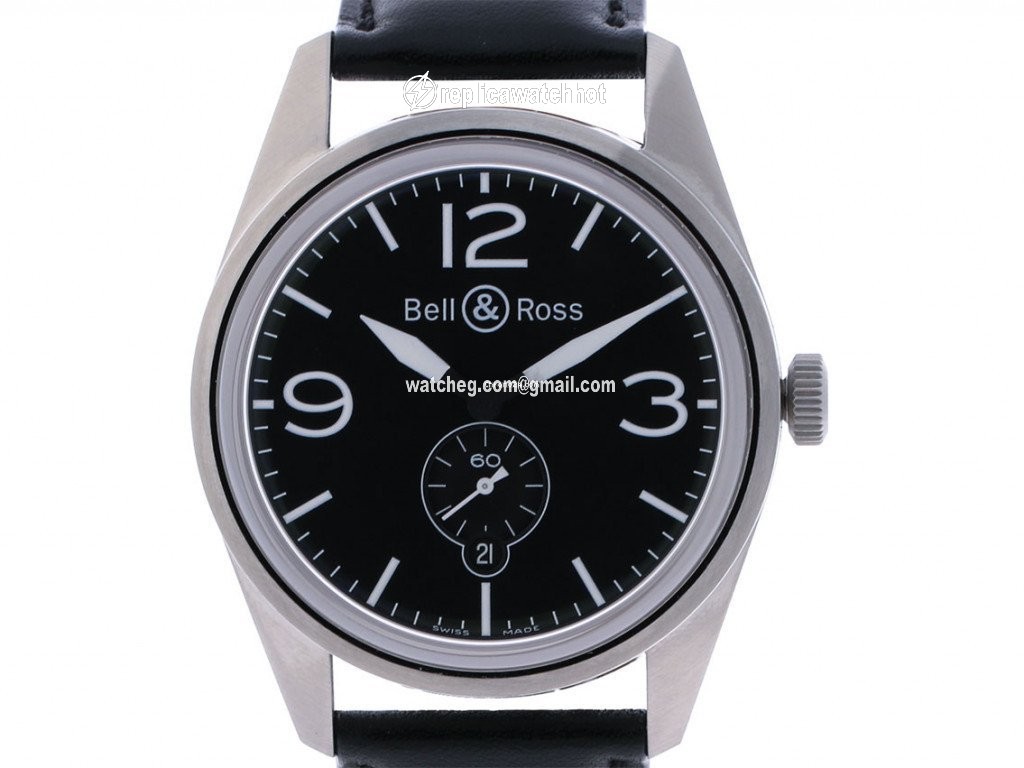 Bell & Ross BR V1 Mens watch Unisex Automatic Steel BRV123-BL-ST SCA