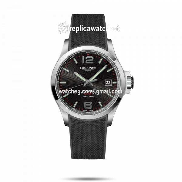 Longines Conquest Mens watch Unisex Quartz Steel L3.726.4.56.9