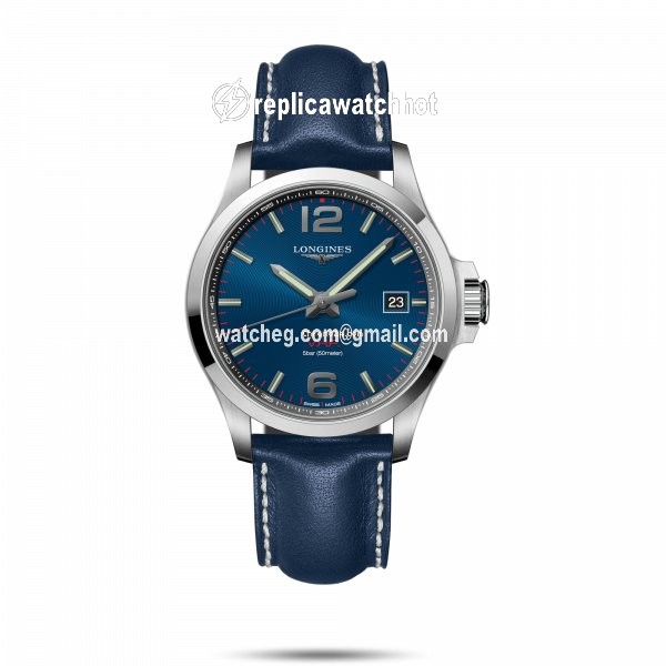 Longines Conquest Mens watch Unisex Quartz Steel L3.726.4.96.0