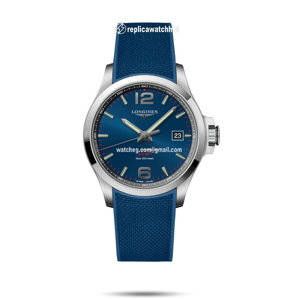 Longines Conquest Mens watch Unisex Quartz Steel L3.726.4.96.9