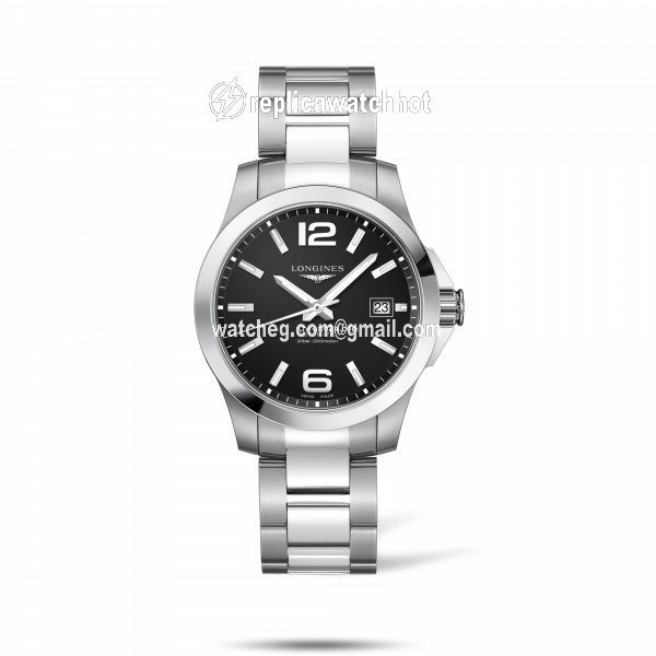 Longines Conquest Mens watch Unisex Automatic Steel L3.776.4.58.6