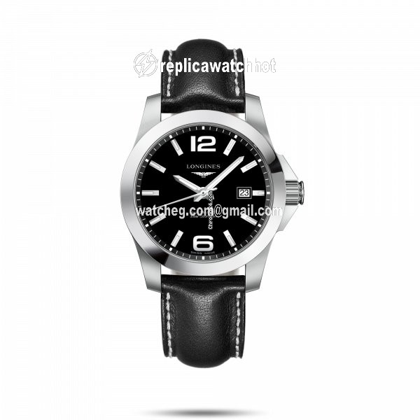 Longines Conquest Mens watch Unisex Automatic Silver L3.777.4.58.3