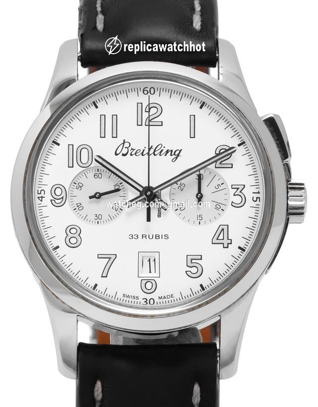 Breitling Transocean Chronograph 1915 Mens watch Unisex Manual winding Steel AB141112.G799