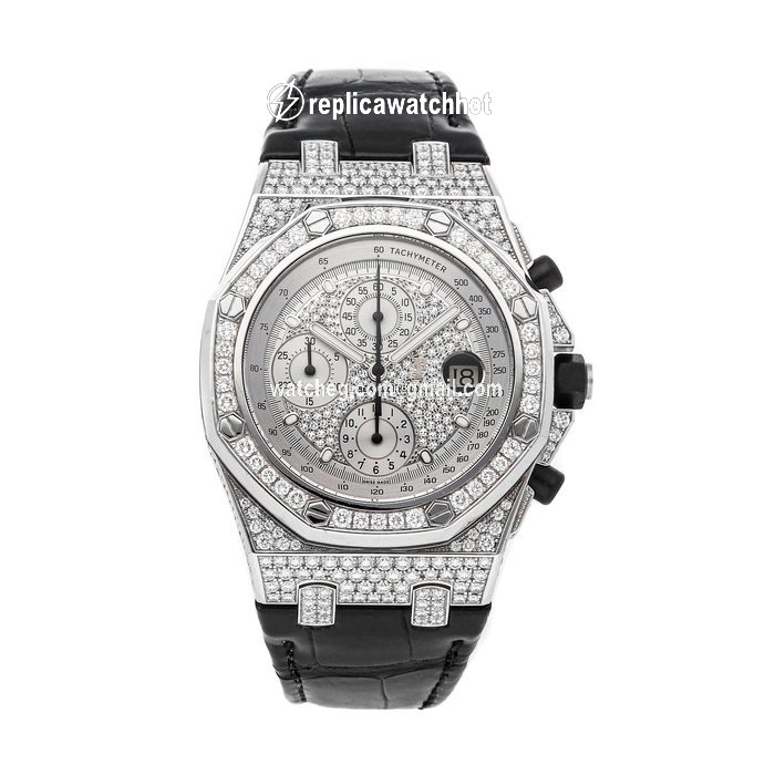 Audemars Piguet Royal Oak Offshore Chronograph Mens watch Unisex Automatic White gold 26067BC.ZZ.D002CR.01