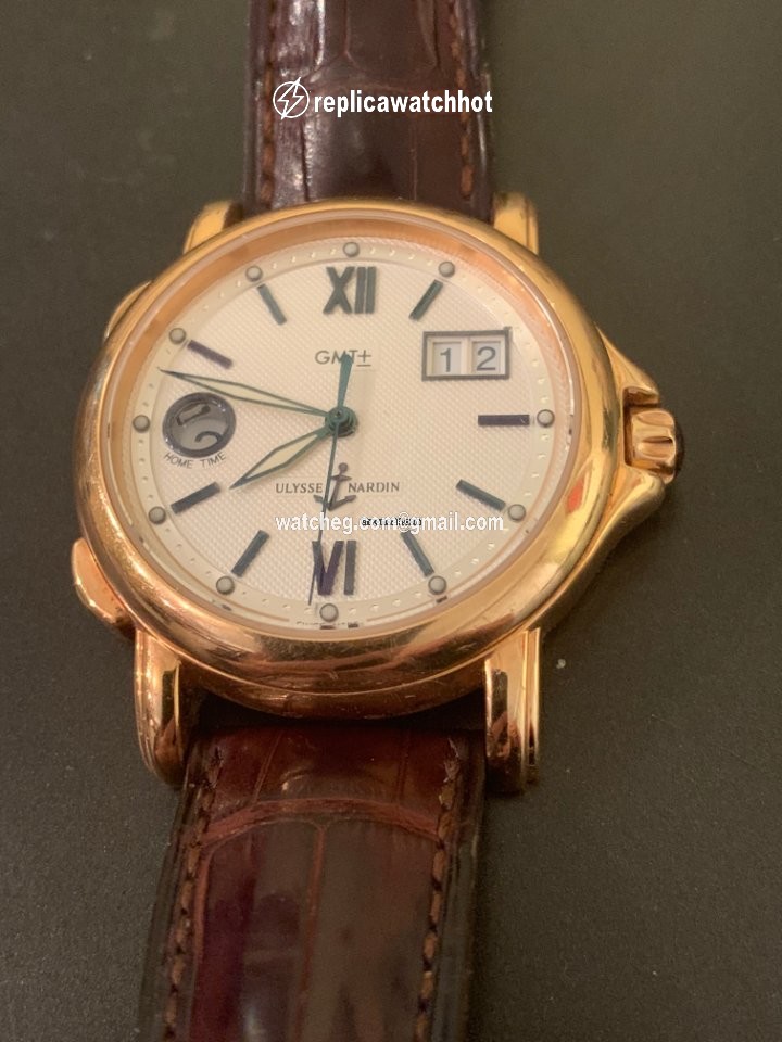 Ulysse Nardin Mens watch Unisex Automatic Rose gold 226-87