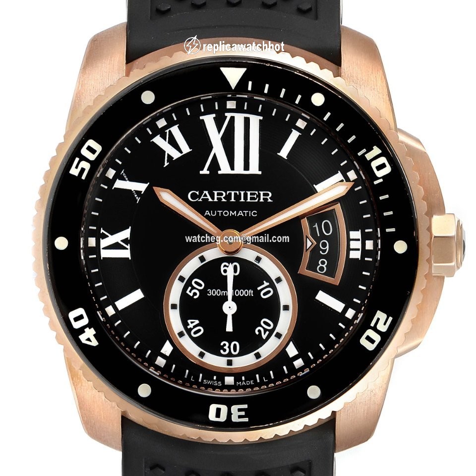 Cartier Calibre de Cartier Diver Mens watch Unisex Automatic Rose gold W7100052