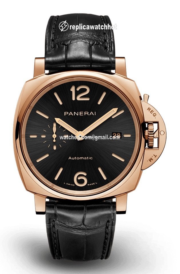 Panerai Mens watch Unisex Automatic Rose gold PAM01041