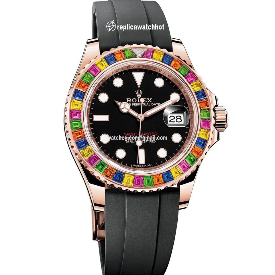 Rolex Yacht-Master 40 Mens watch Unisex Rose gold Automatic 116695
