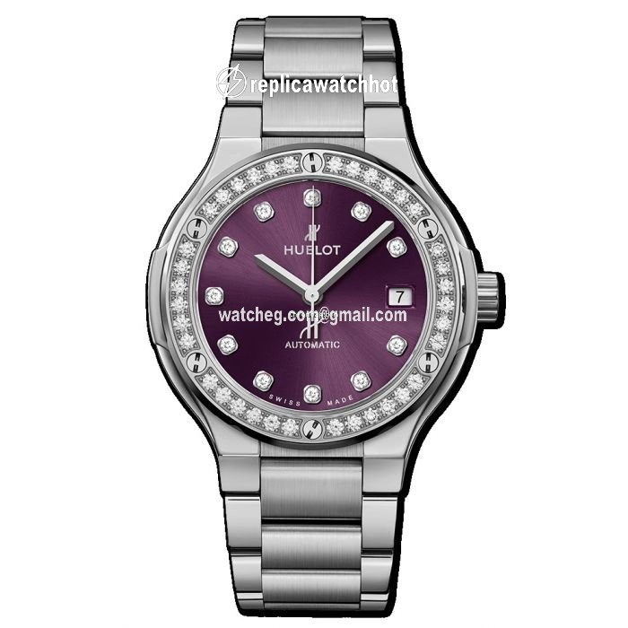 Hublot Classic Fusion 45, 42, 38, 33 mm Womens watch Automatic Titanium 568.NX.897P.NX.1204