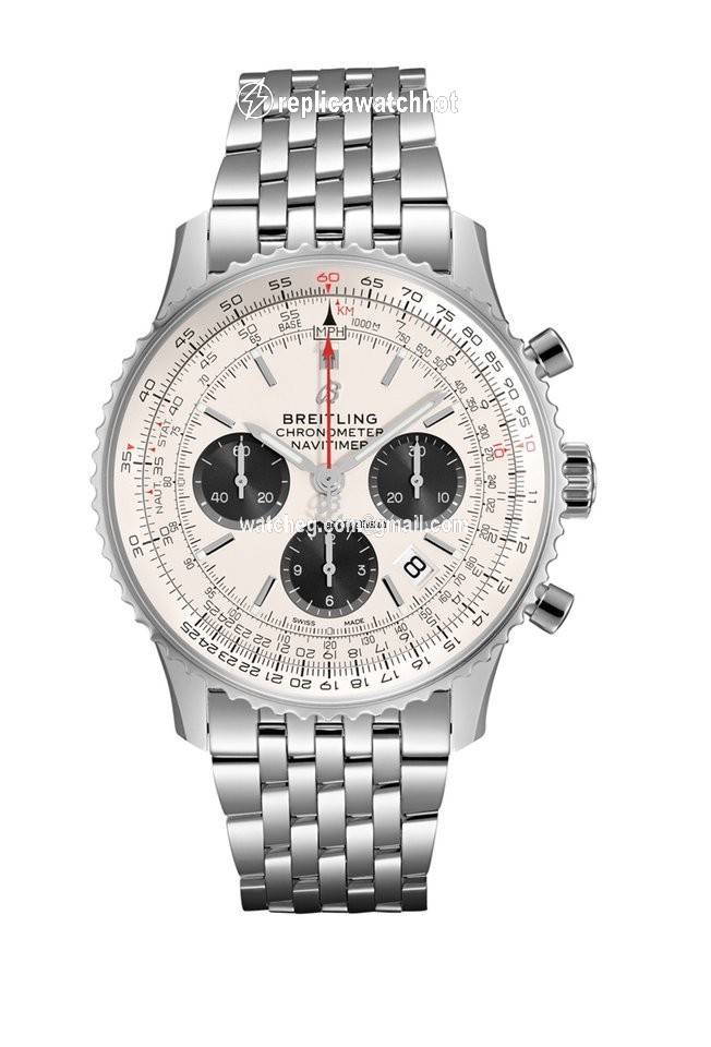 Breitling Navitimer 1 B01 Chronograph 43 Mens watch Unisex Automatic Steel AB0121211G1A1