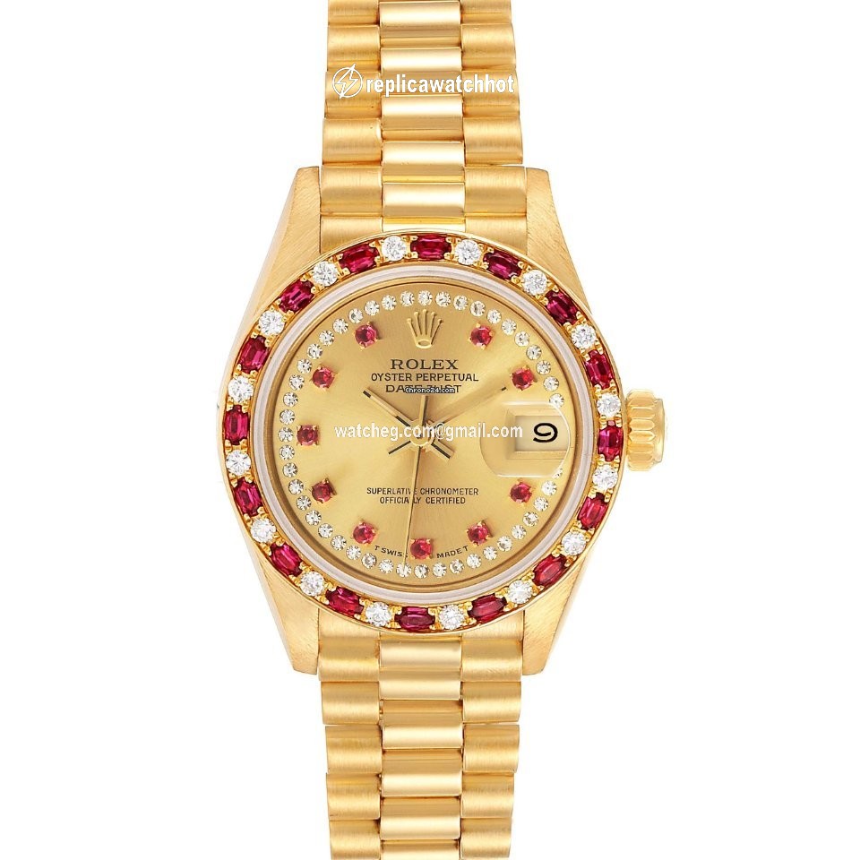 Rolex Lady-Datejust Womens watch Yellow gold Automatic 69188