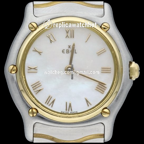 Ebel Sportwave Womens watch Quartz Gold Steel 1090121