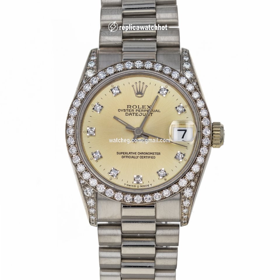 Rolex Datejust 31 Womens watch White gold Automatic 68159
