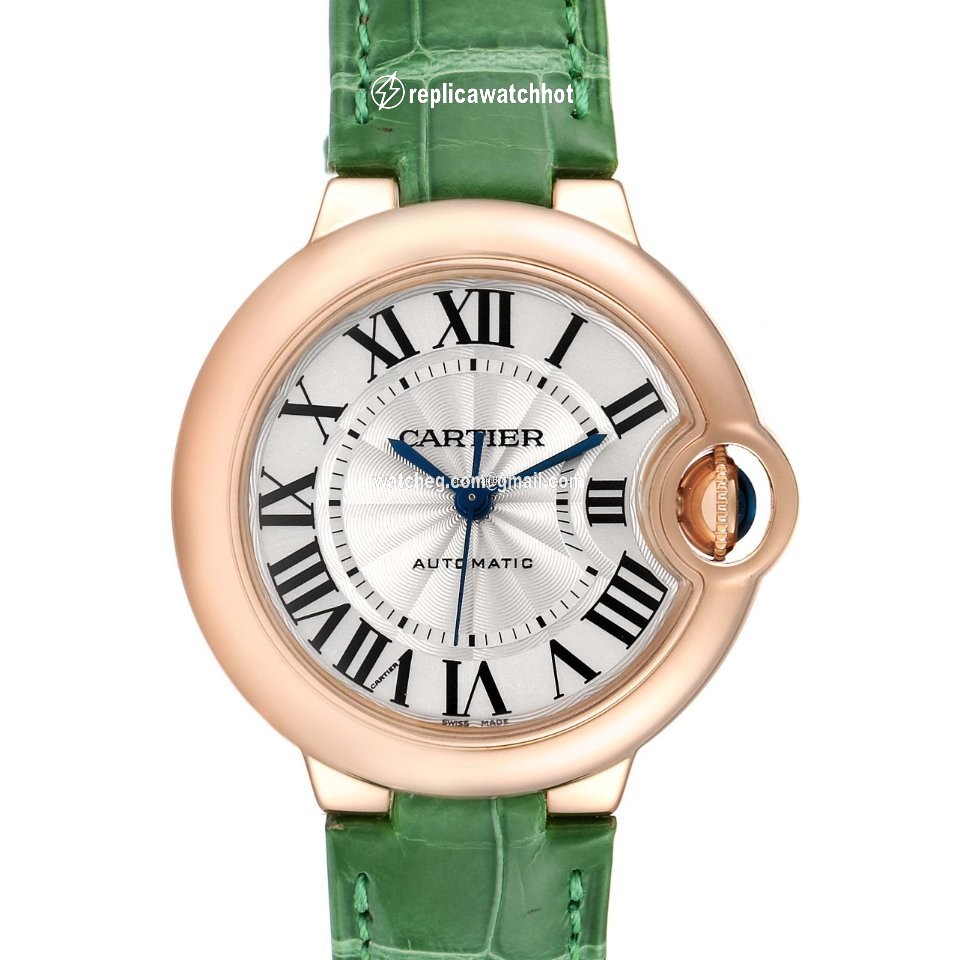 Cartier Ballon Bleu 33mm Womens watch Automatic Rose gold W6920097