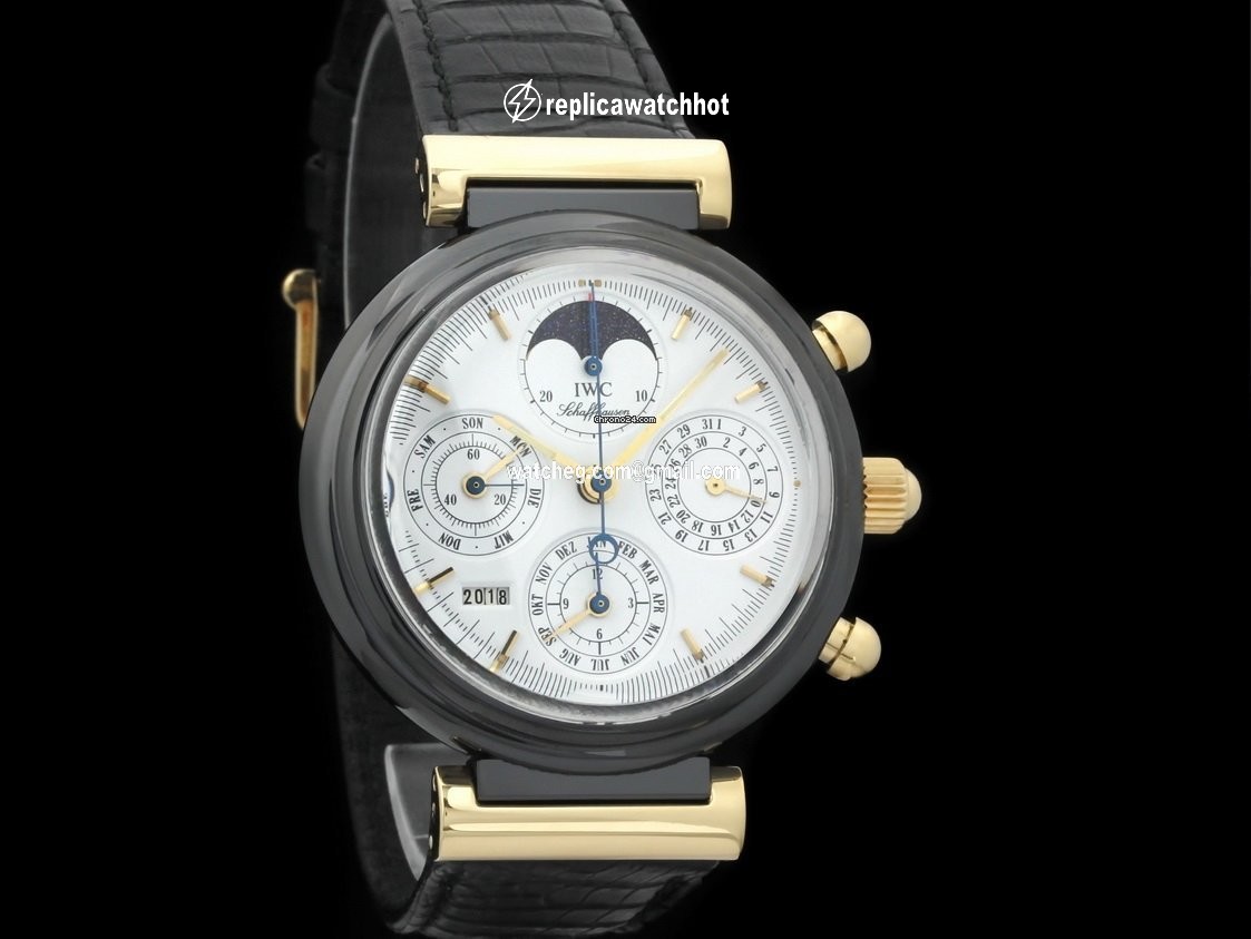 IWC Da Vinci Perpetual Calendar Mens watch Unisex Automatic Ceramic 3755