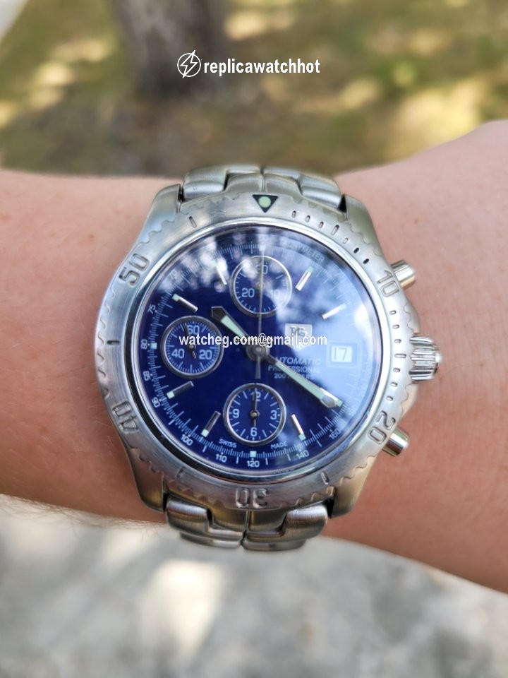 TAG Heuer Link Mens watch Unisex Automatic Steel Tag Heuer Link Chronograph Automatic Professional