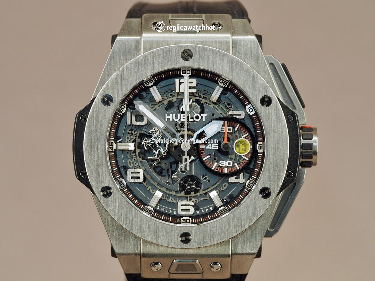 Hublot Big Bang Ferrari Mens watch Unisex Automatic Titanium 401.NX.0123.VR