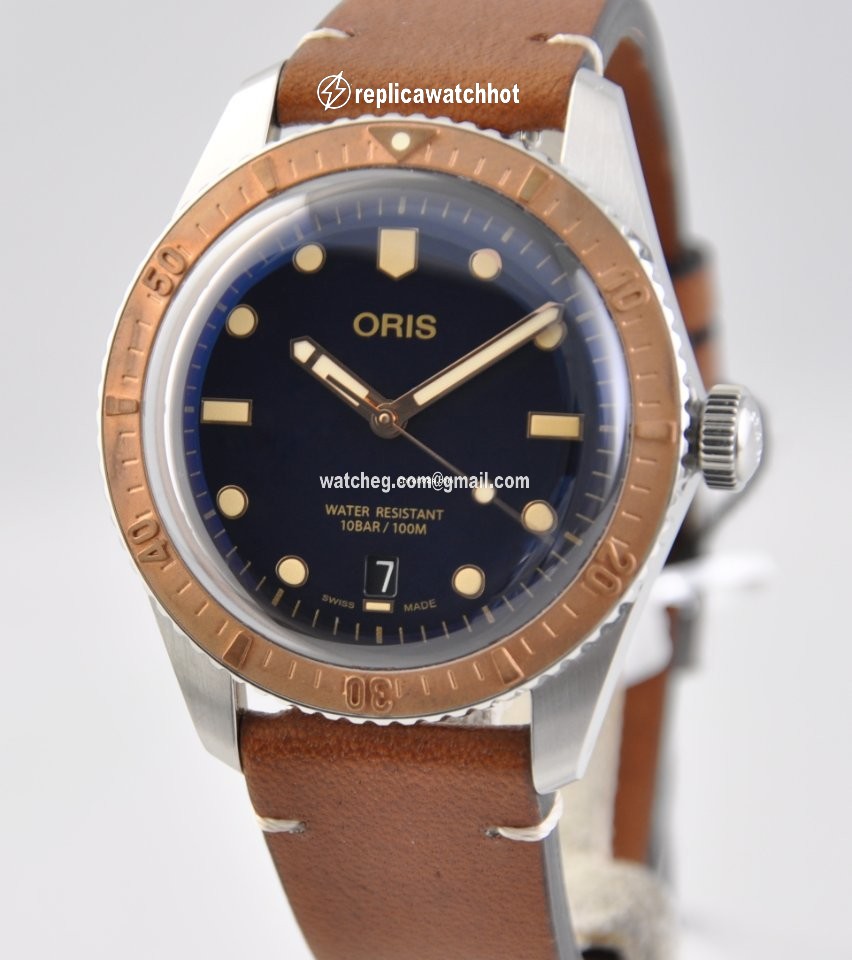 Oris Divers Sixty Five Mens watch Unisex Automatic Steel 01 733 7707 4355-07 5 20 45