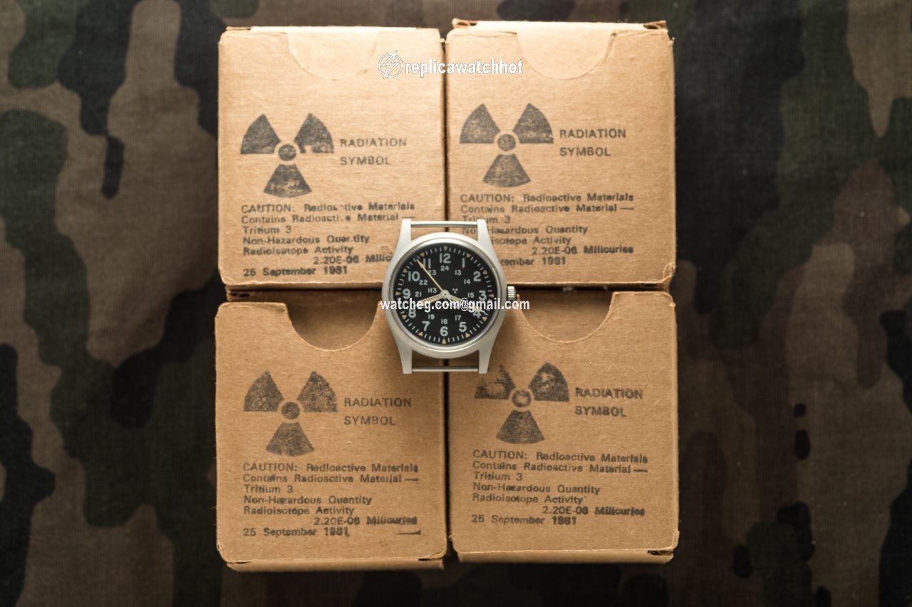 Hamilton Mens watch Unisex Manual winding Steel MIL-W-46374B