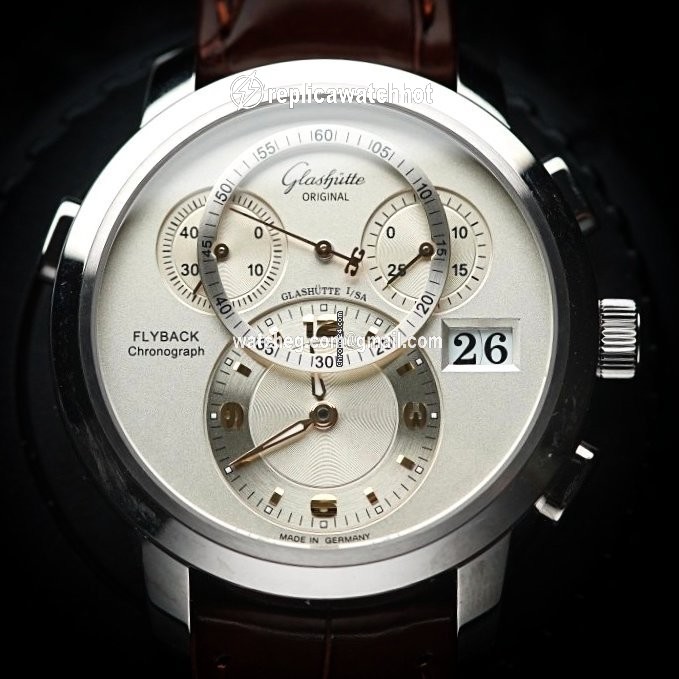 Glashtte Original PanoMaticChrono XL White gold 95-01-31-24-04