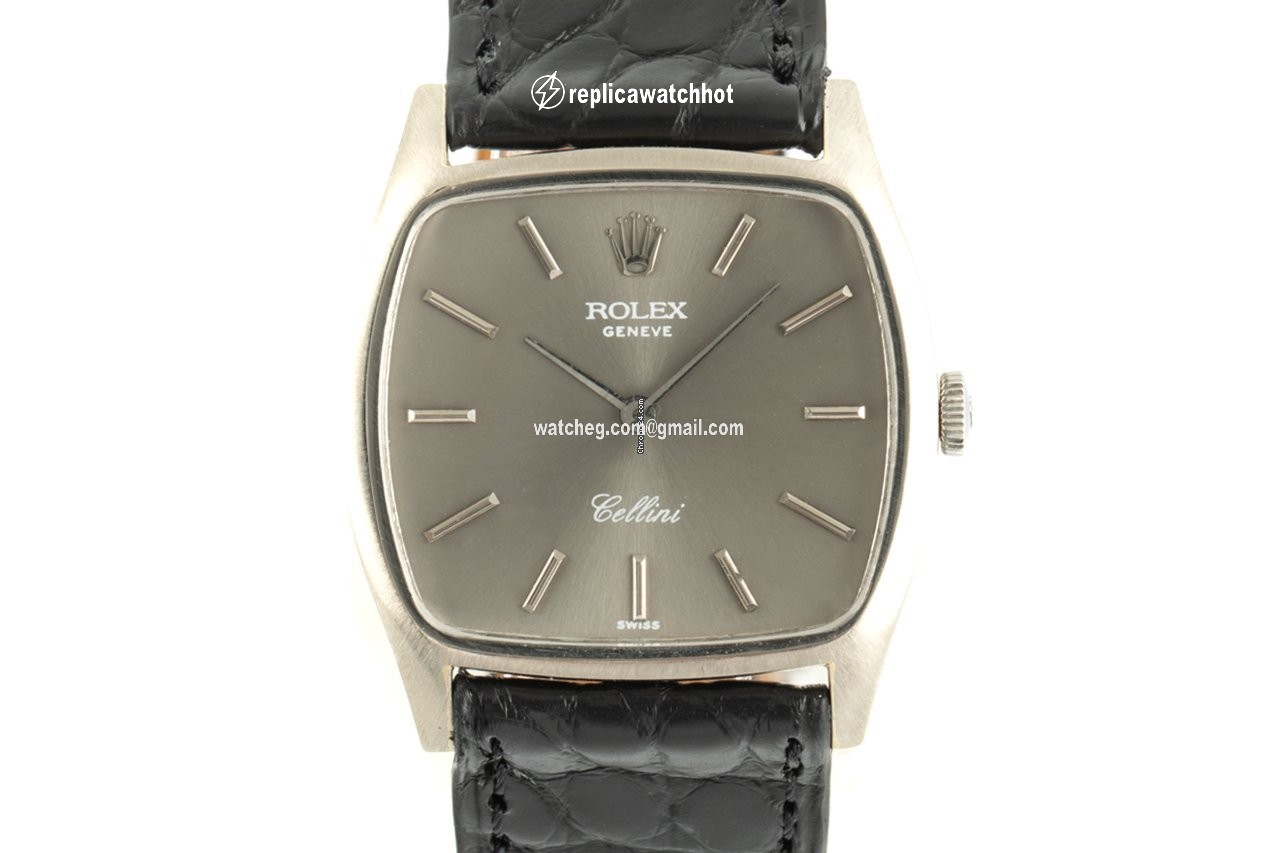 Rolex Cellini Mens watch Unisex White gold Manual winding 3805