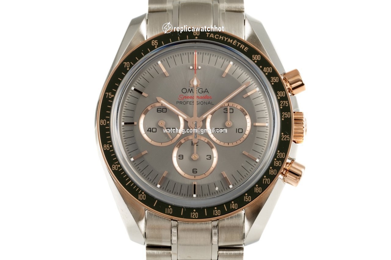 Omega Speedmaster Mens watch Unisex Manual winding Gold Steel 522.20.42.30.06.001