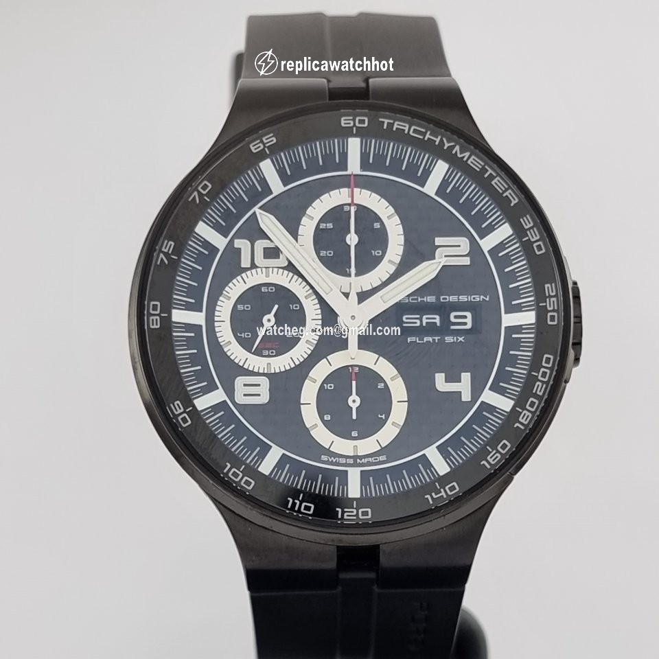 Porsche Design Flat Six Mens watch Unisex Automatic Steel Flat Six Automatic Black Pvd Mens Watch