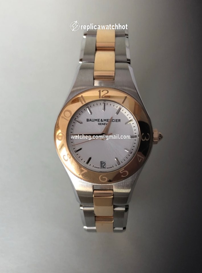 Baume & Mercier Linea Womens watch Quartz Gold Steel M0A10080