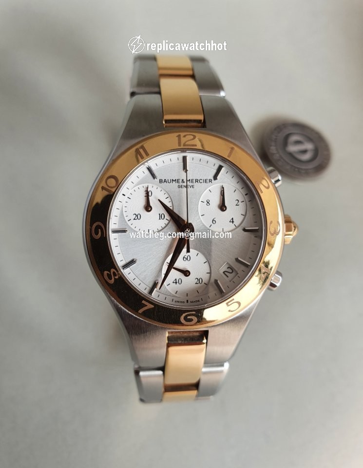 Baume & Mercier Linea Womens watch Quartz Gold Steel M0A10016