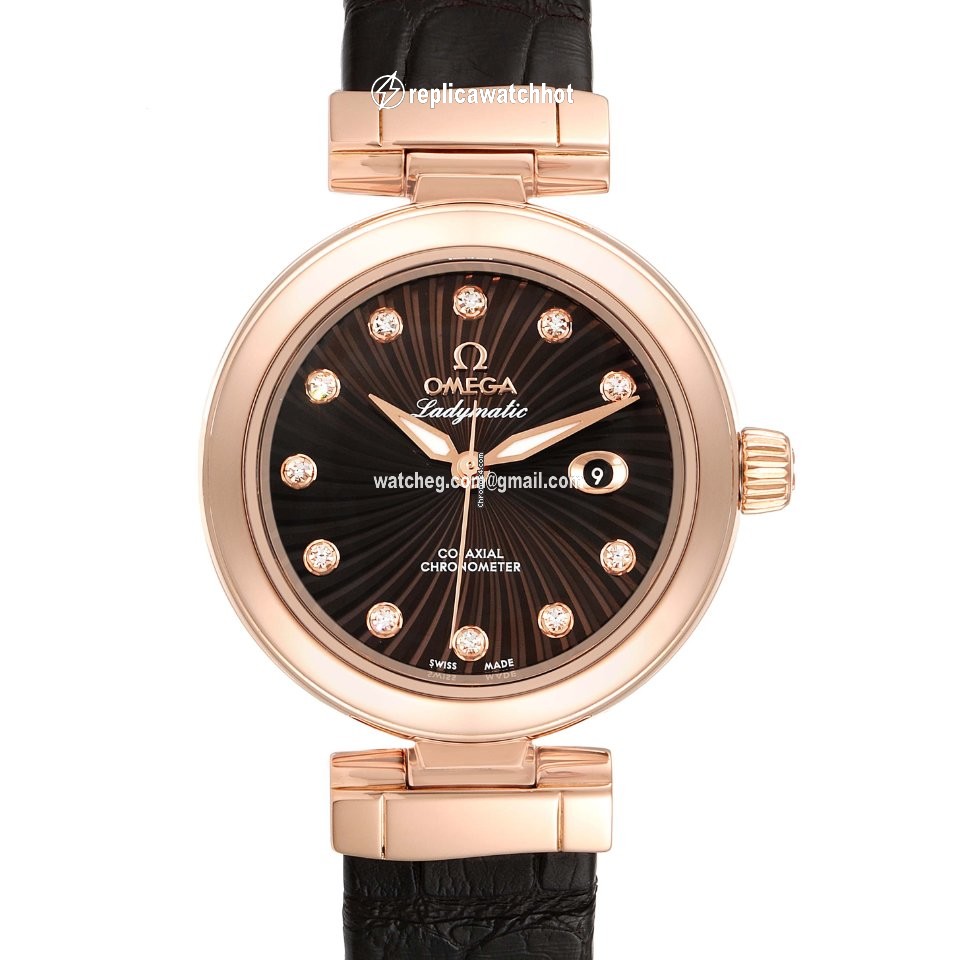Omega De Ville Ladymatic Womens watch Automatic Rose gold 425.63.34.20.63.001