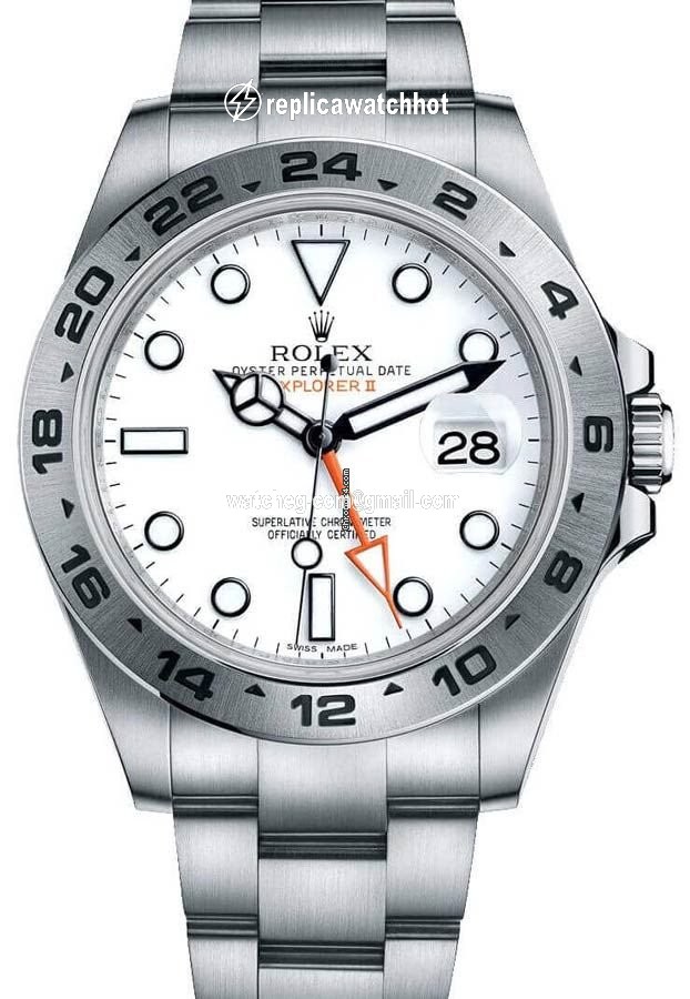 Rolex Explorer II Mens watch Unisex Steel Automatic 216570-WHITE