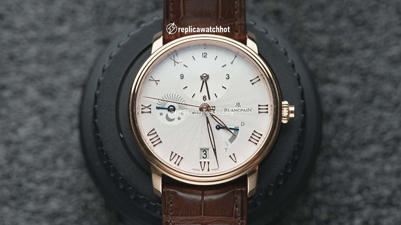 Blancpain Villeret Ultra-Slim Mens watch Unisex Automatic Rose gold 6665-3642-55B