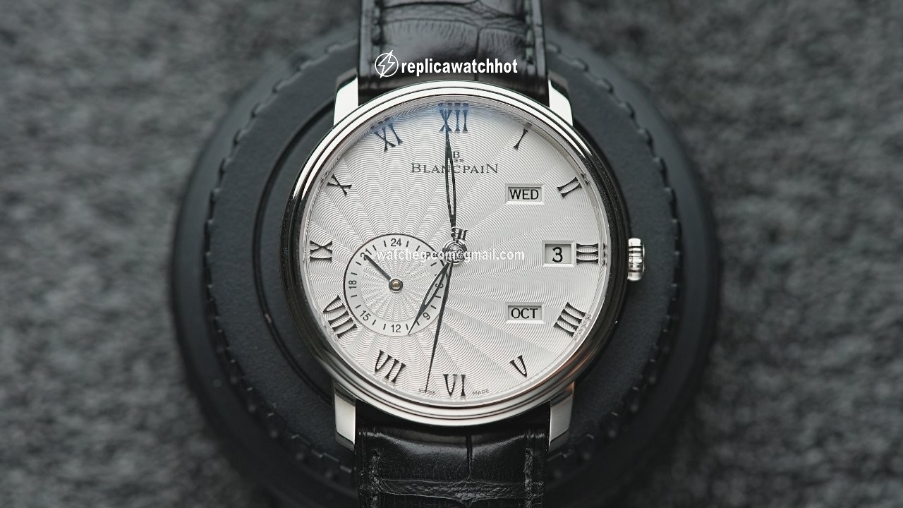 Blancpain Villeret Mens watch Unisex Automatic White gold 6670-1542-55B