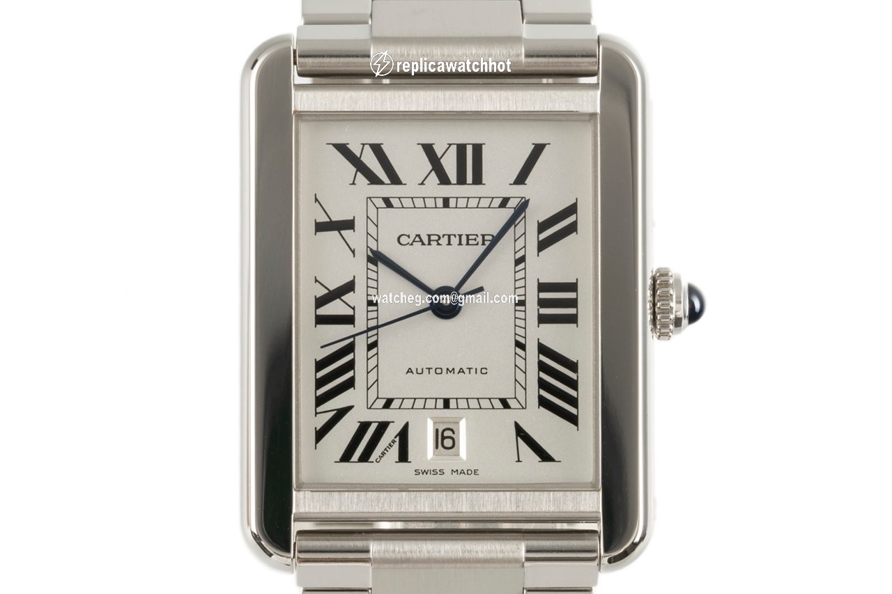 Cartier Tank Solo Mens watch Unisex Automatic Steel 3515