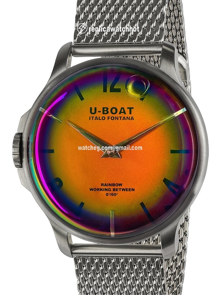 U-Boat Mens watch Unisex Quartz Steel 8469 MT