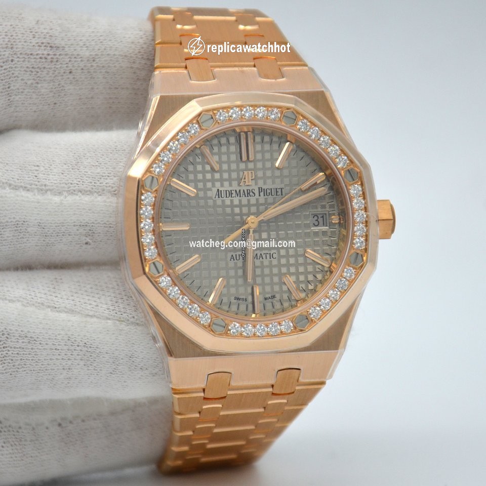 Audemars Piguet Royal Oak Lady Womens watch Automatic Rose gold 15451OR.ZZ.1256OR.02