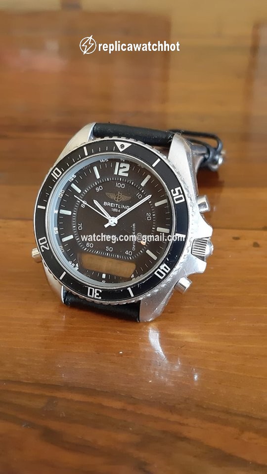 Breitling Pluton Mens watch Unisex Quartz Steel 80191