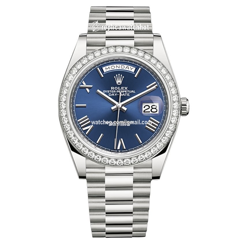 Rolex Day-Date 40 Mens watch Unisex White gold Automatic 228349RBR