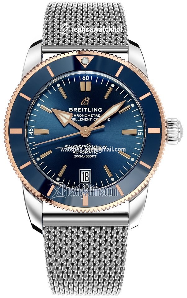 Breitling Superocean Heritage 42 Mens watch Unisex Automatic Gold Steel ub2010161c1a1