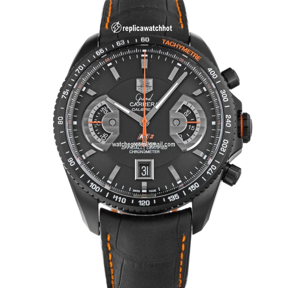 TAG Heuer Grand Carrera Mens watch Unisex Automatic Titanium CAV518K.FC6268