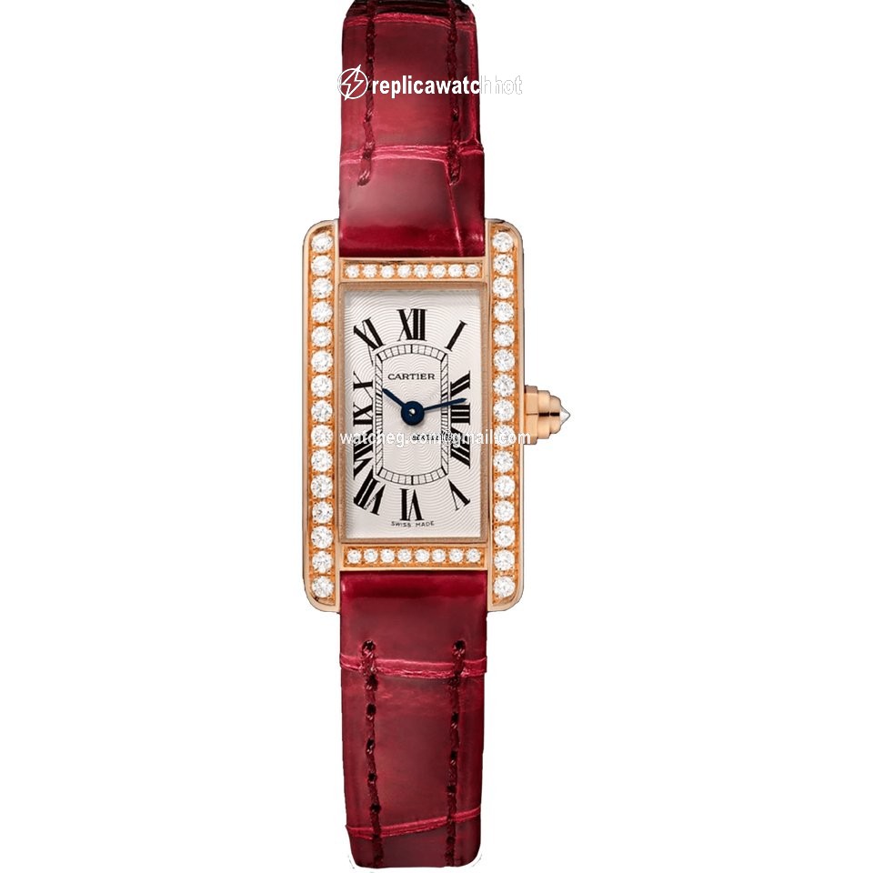Cartier Tank Americaine Womens watch Quartz Rose gold WJTA0026